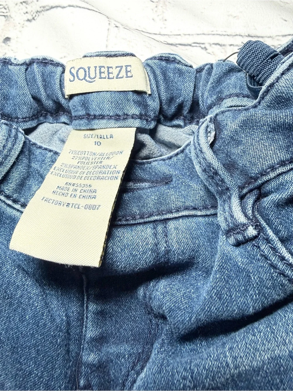 Squeeze jeans. Size 10